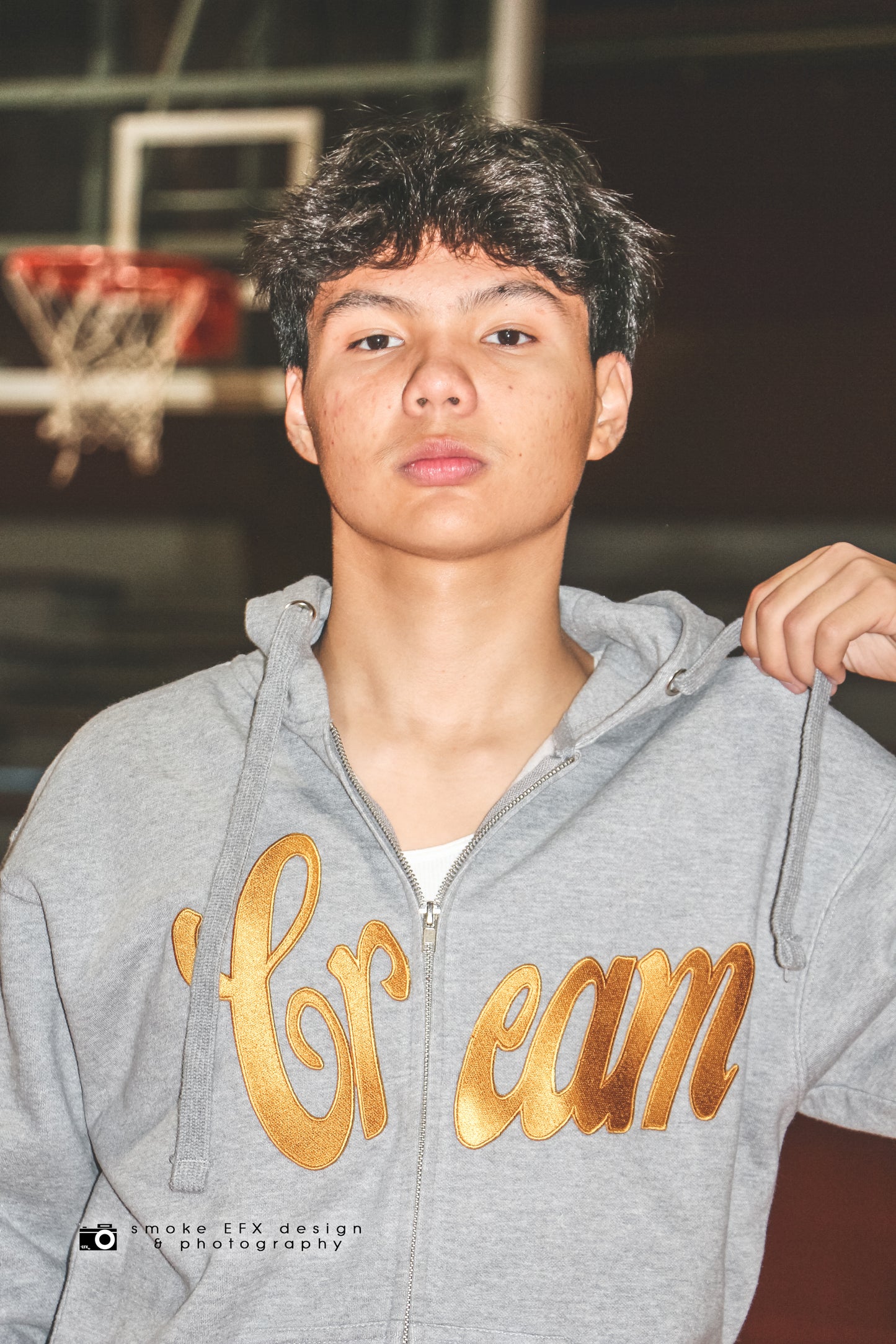 CREAM is Golden Zip Up Hoodie Jacket